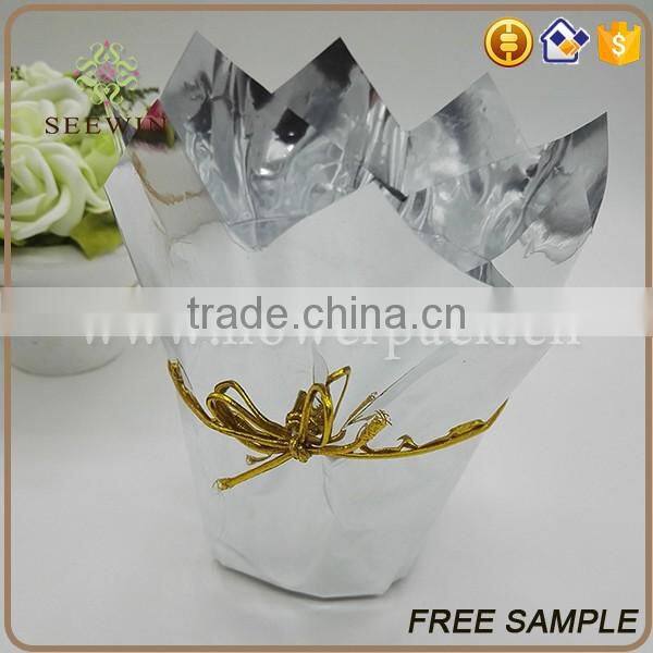 decoration aluminum laminated films plant pots wholesale