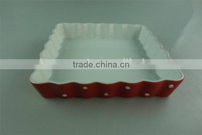 high quality white ceramic dinner plate ,printing plate with three colors for wholesale