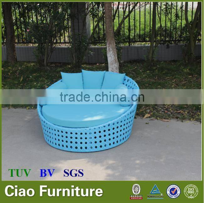 royal garden outdoor round bed luxury outdoor furniture