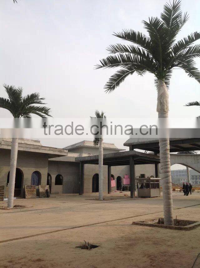 Export factory price fake palm trees for garden decoration