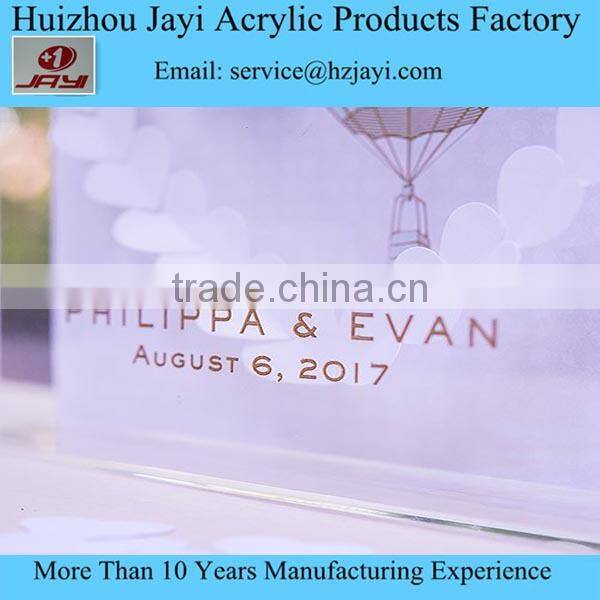 Wedding Acrylic lucite plastic shadow box frames