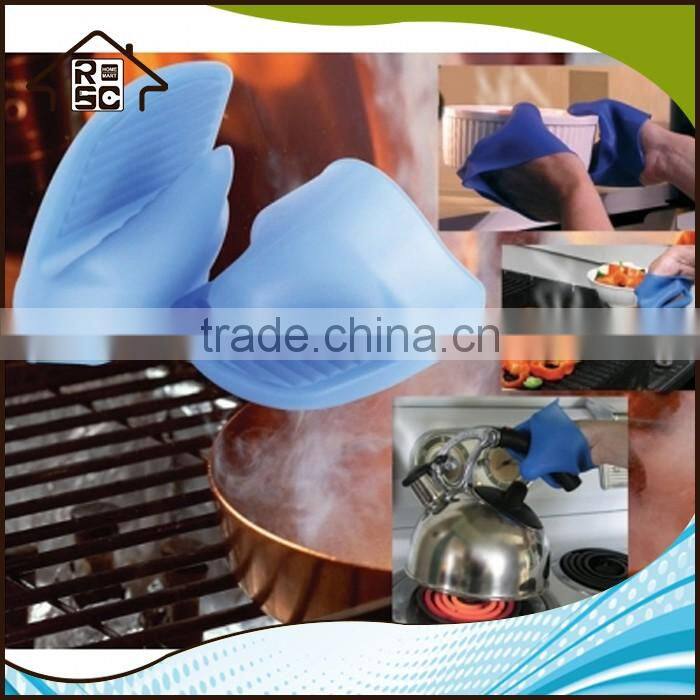 NBRSC Hot Products Custom Design Food Grade Kitchen ToolSilicone Mitts Silicone Heat Gloves Siliconr Grill Glove