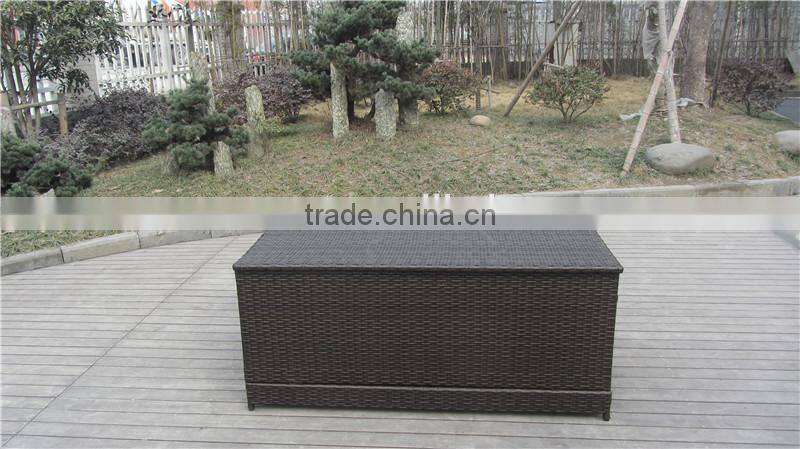 KD Aluminum Outdoor Furniture Rattan Storage Boxs With Air