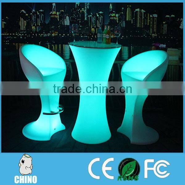 RGB 16 colour light flashing LED waterproof table for ourdoor