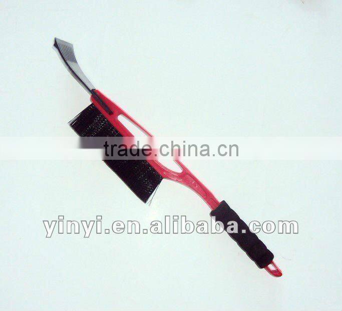 car cleaning plastic snow shovel brush ice scraper with brush (RSCW-03)