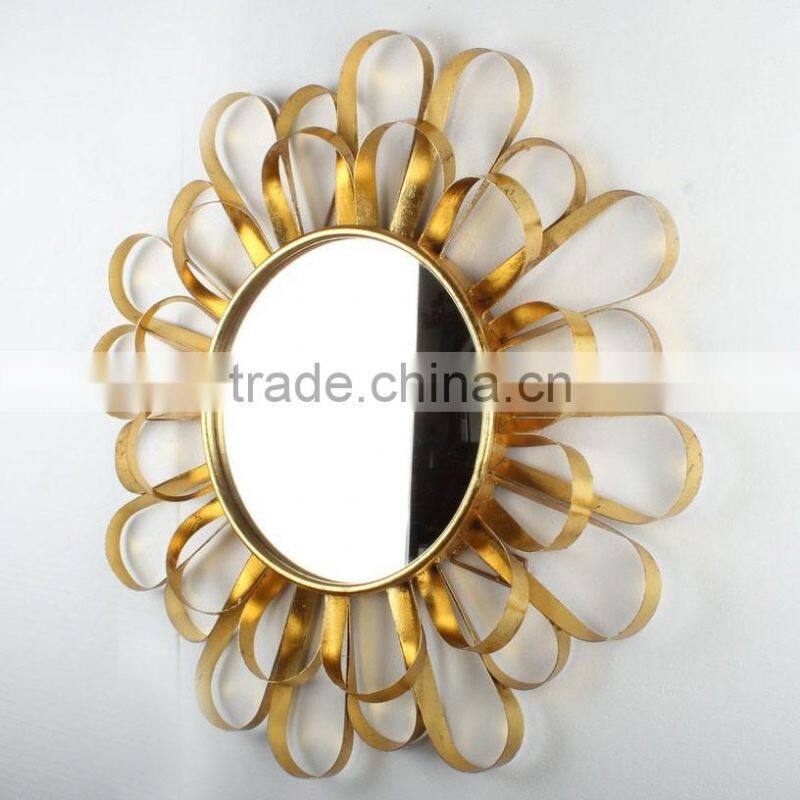 Design Decorative Wall Hanging Metal Mirror Art
