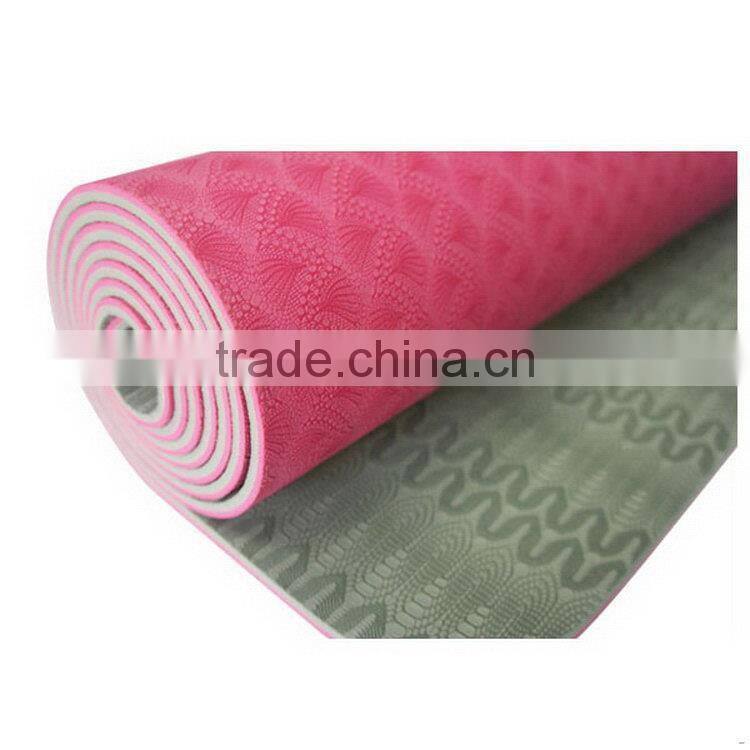 Economic colorful high-density soft tpe yoga mat
