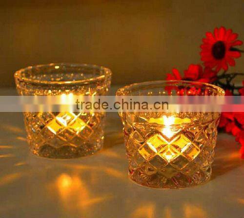 simple wedding glass hurricane candle holder romance