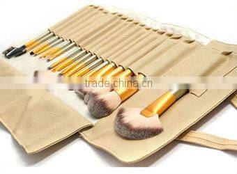 18pcs promotional nylon makeup brushes with cheapest price