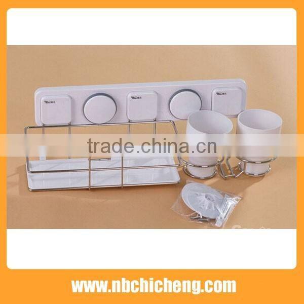 Multi bathroom storage rack bath jewelry holder wall suction commodity shelf