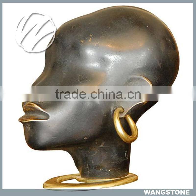 Life size antique abstract woman sculpture