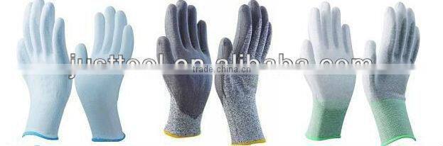 13G nitrile coated Nylon glove with PVC dots