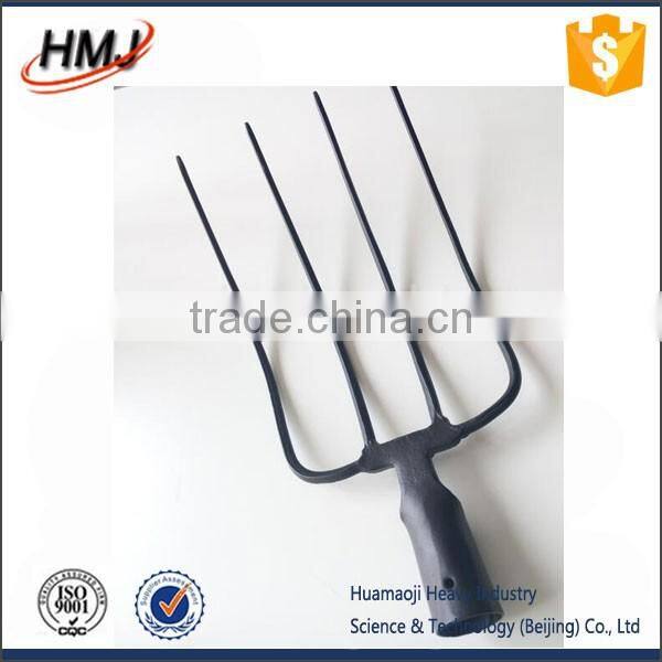 Four tines steel fork, high quality pitchfork