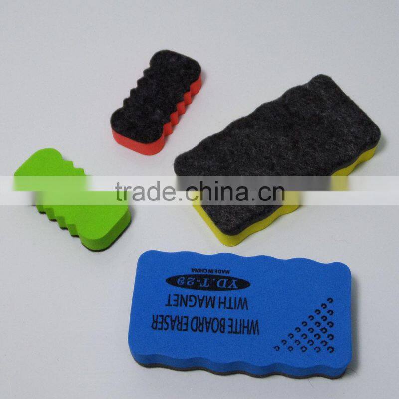 Cheap EVA felt 10.8cm pretty whiteboard magic eraser