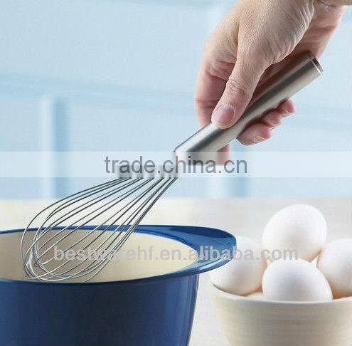 2013 beatiful silicone rubber Egg mixer.Stainless Steel Seven-lines Egg Mixer 10inch~22inch
