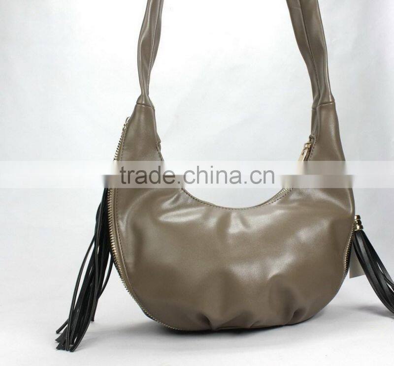 High fashion customzied tassel ornament women hobo bag