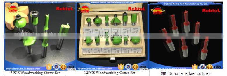 24 pcs wood Router Bit Set Kit 8mm Shank for Woodworking Tungsten Carbide End Mill Cutting CNC Carved Engraving milling cutter