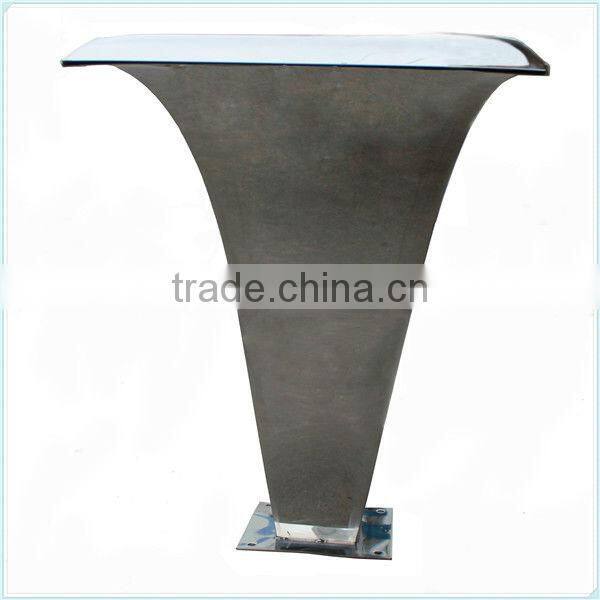 outdoor massage stainless steel waterfall spa artificial waterfall