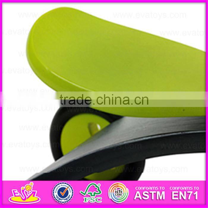 New style kids Wooden tricycle toys,Manufacturer safety baby wooden tricycle,ride on car W16A021