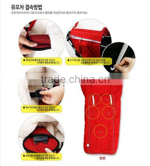 New Multi function baby sleeping bag Envelope type warm baby sleeping bag winter thick and cotton carts