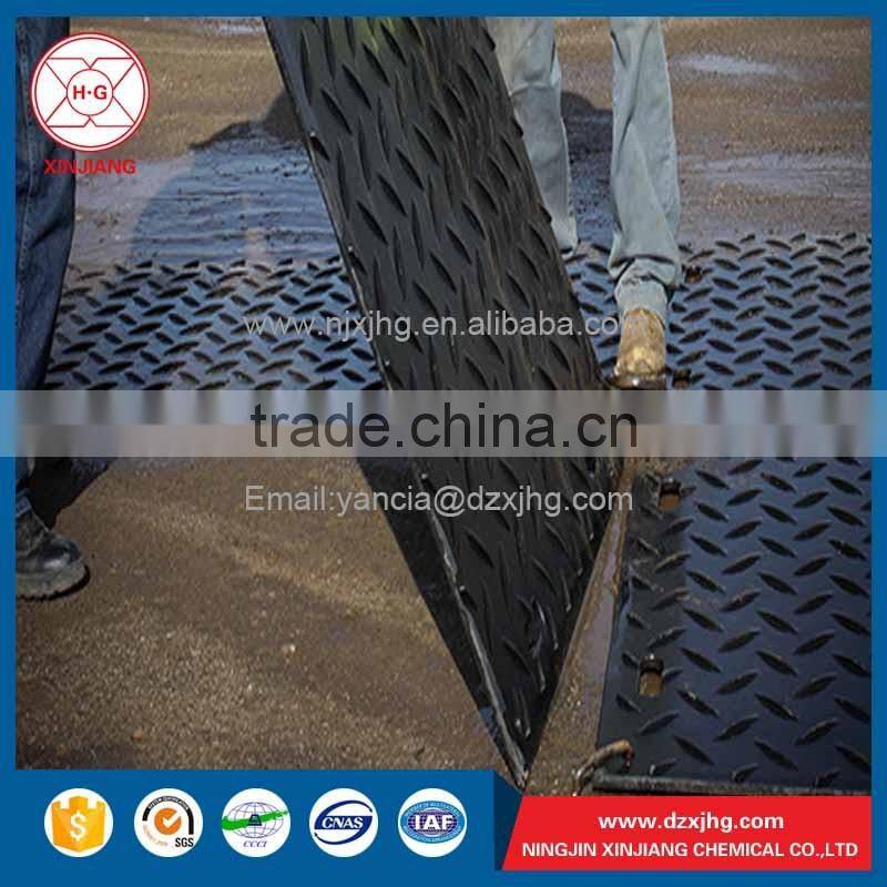 China HDPE road plastic mat price