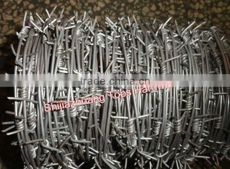 Barbed wire for live stock 14-16 caliber
