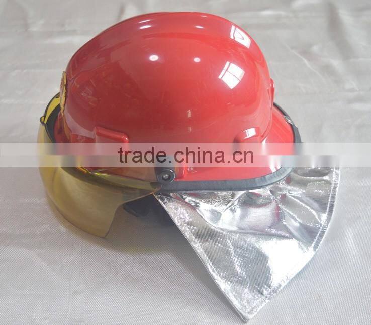 2016 New design RED RMK-LB Korean Fire Proof Fire Resistant Fire Fighting Helmet for Firefighter