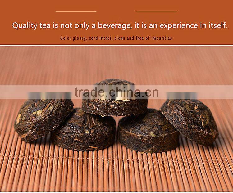 Organic slimming tea puerh blood sugar reducing tea mini tuo tea