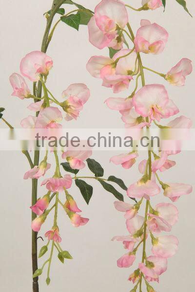 27434 indoor art wistaria flowers, Restaurant decorated with Oriental decor