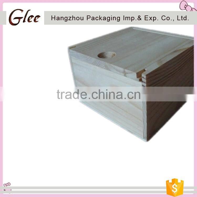 Beautiful and classical wooden chinese tea box with sliding lid