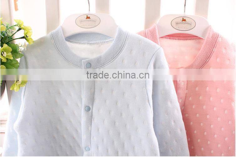 high quality winter organic cotton baby rompers