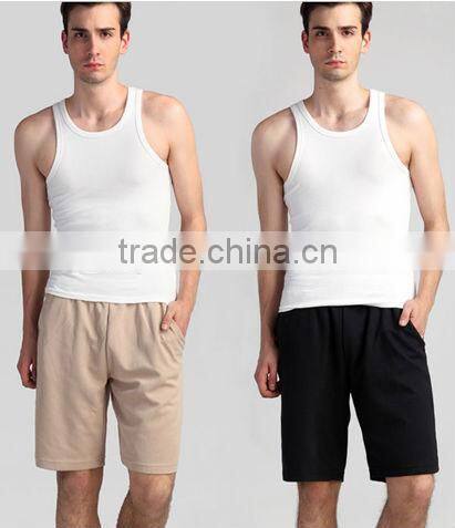 wholesale cheap custom new style men short pants cotton plain pant