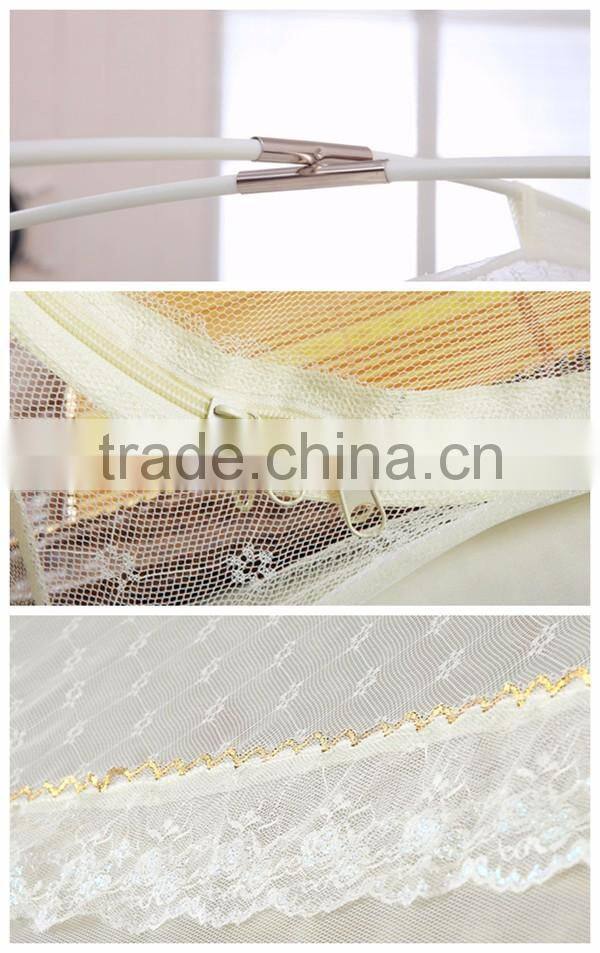 2016 SHUOYANG good quality mosquito net for bed with lace