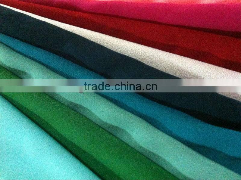100% polyester dubai cheap chiffon fabric, pure chiffon fabric