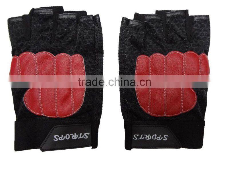GZY 2015 high quality wholesale half finger weight gloves