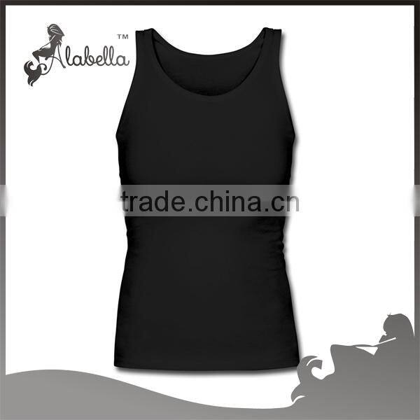 Plain tank top of customized design with lighter print logo