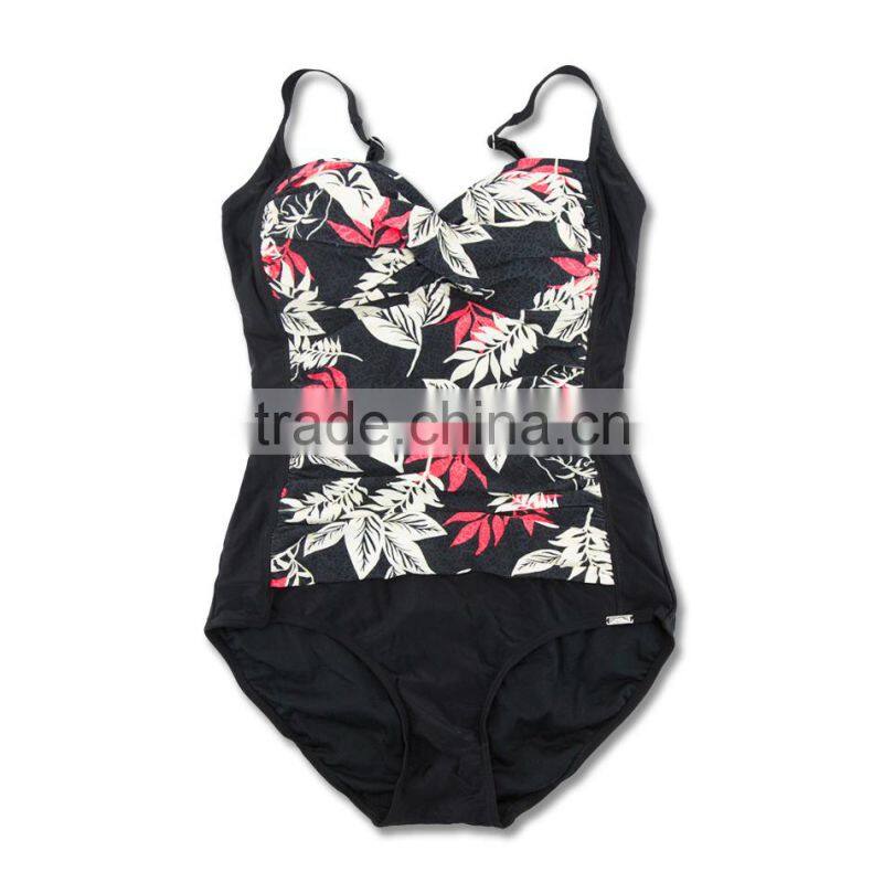 Wholesale Floral Style Kids Girl Swimwear One-piece