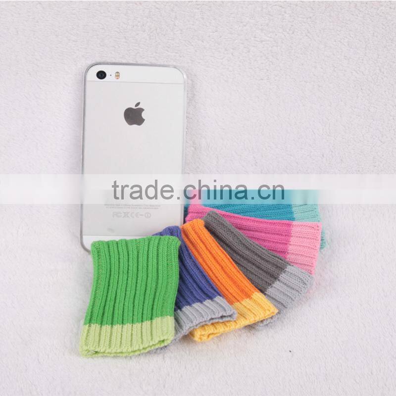 100% cotton colorful phone case