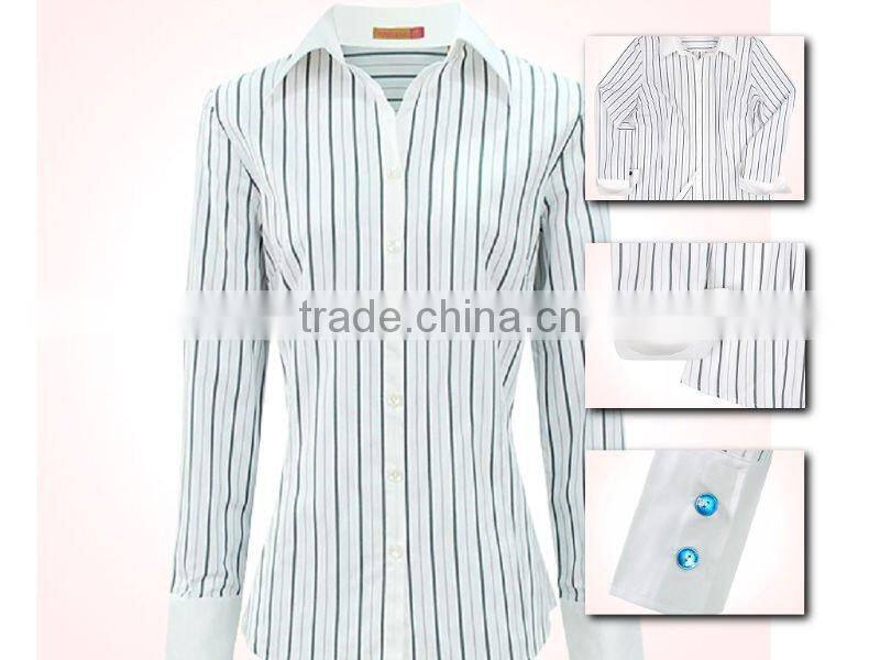 lady slim fit short sleeve shirt