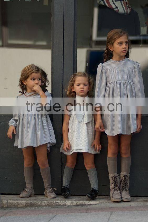 Wholesale Spring&Autumn Baby Girl Formal Long Sleeve Dress Kids Children Clothes Girls