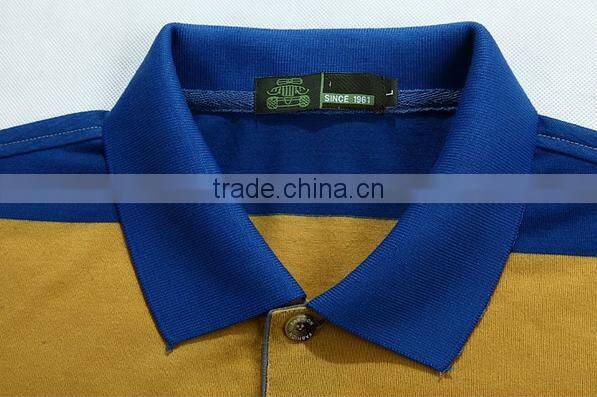 High quality mens stripe polo t shirt manufacturers