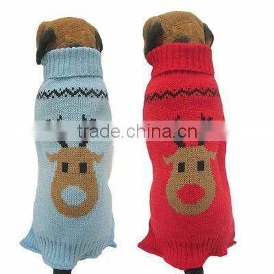 Fashionable pet accessories 2016 custom pet dog sweater designs hand knit cashmere dog sweater