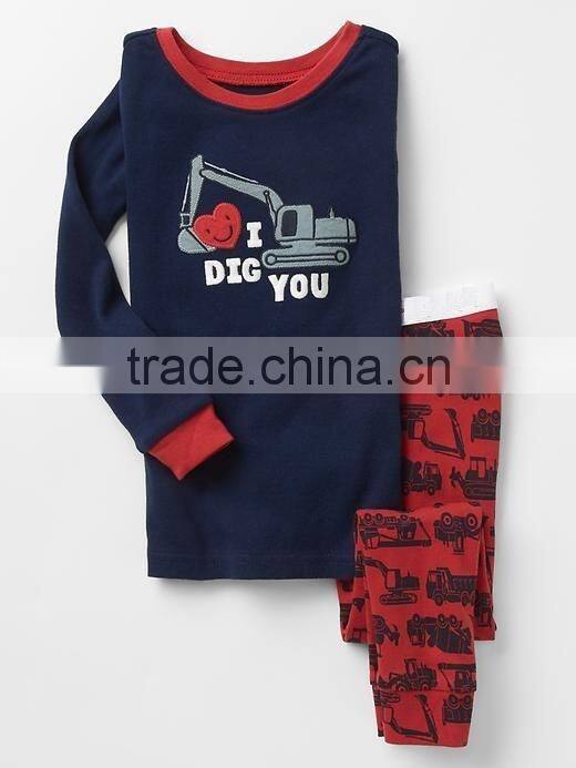 Boys number one printed pajama set