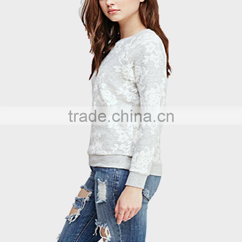 2015 new winter print sweater for ladies