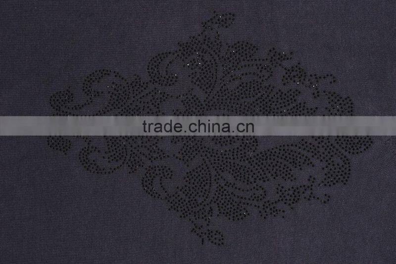 New Fashion Design Rhinestone Crewneck Sweater