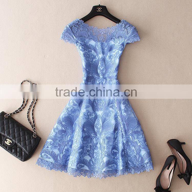 Z&M Big size M-10XL 2016 sexy Lace half sleeve party club dress