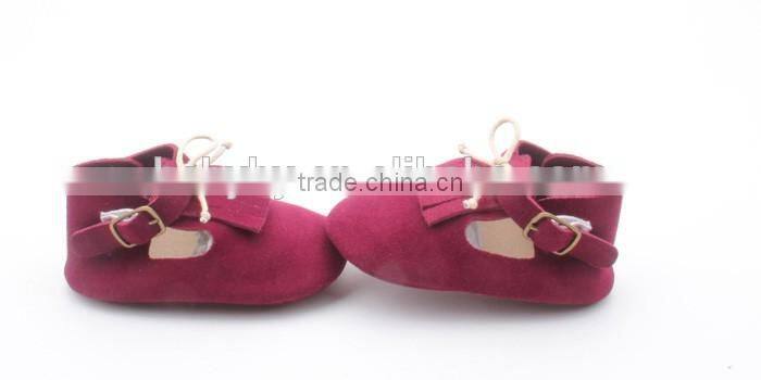 Comfortable handmade skidproof baby leather shoes soft