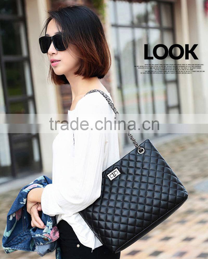 High Quality China Supplier Lady Single -Shoudler Messenger Bags Rhomboids Crossbody Chain Bag