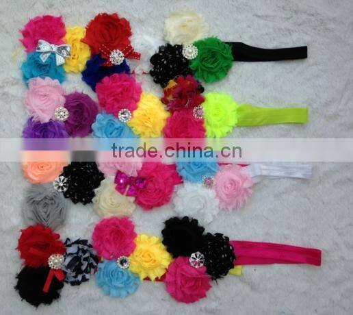 shabby flower headband baby headband infant hedband wholesale