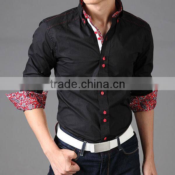 100% Cotton Fashion men's shirt 2013/shirt manufacturers